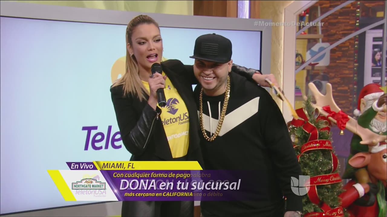 Farruko estuvo muy emocionado de poder apoyar.