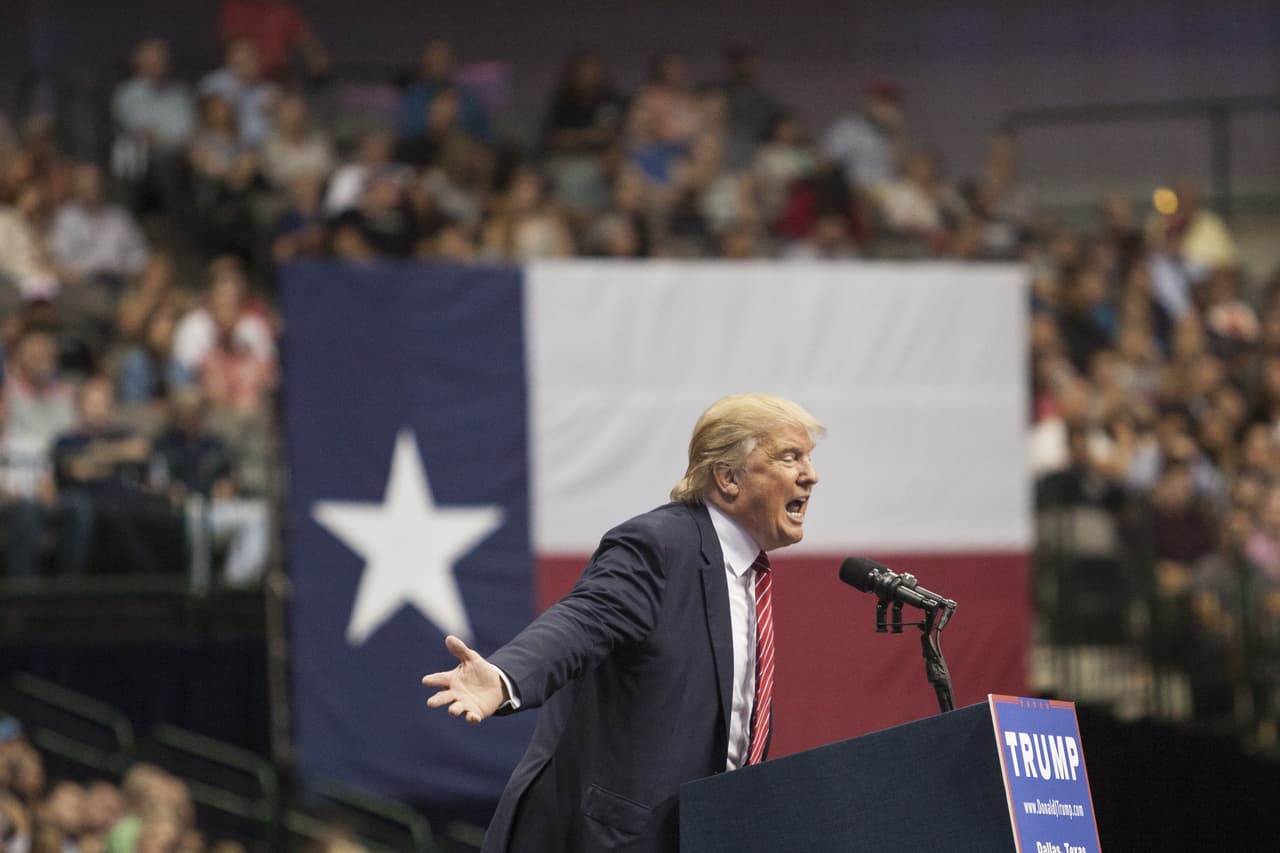El estilo incendiario de Donald Trump tiene base segura en Texas