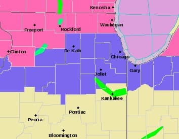 Un golpe tras otro: primero varias pulgadas de nieve cubrirán al área de Chicago este lunes, y después habrá frío extremo de martes a jueves.
