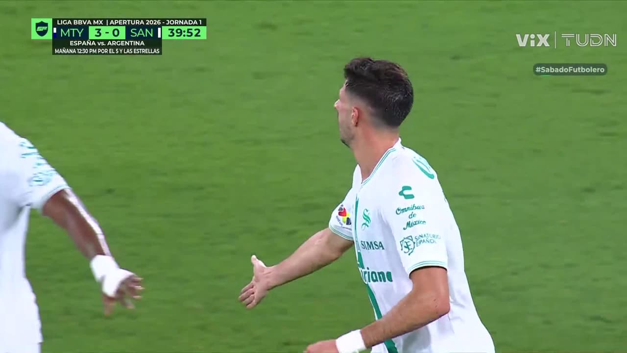 ¡Santos Laguna se niega a entregar la victoria! Gol de Di Yorio