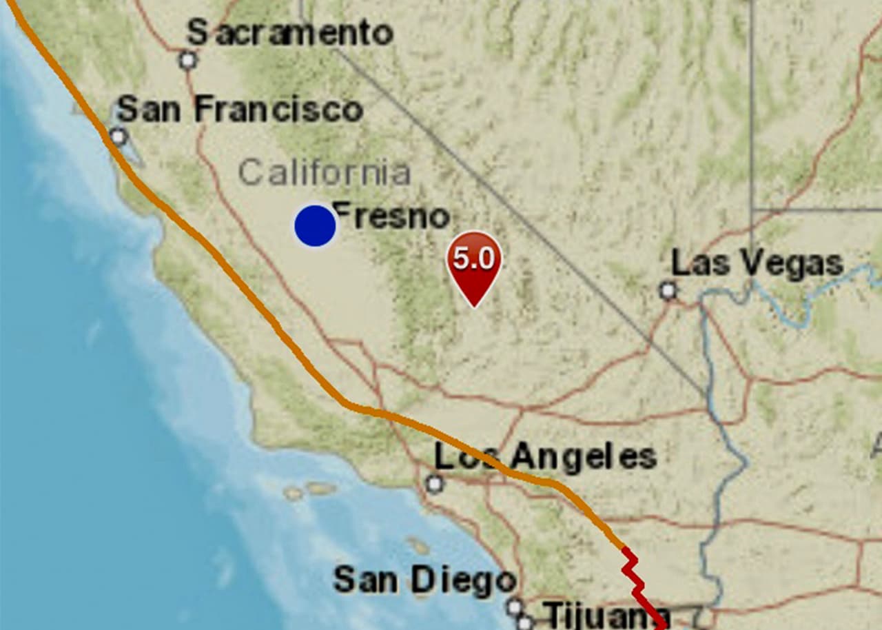 Temblor de 5.0 grados sacude región de California donde hace un mes se registraron fuertes sismos