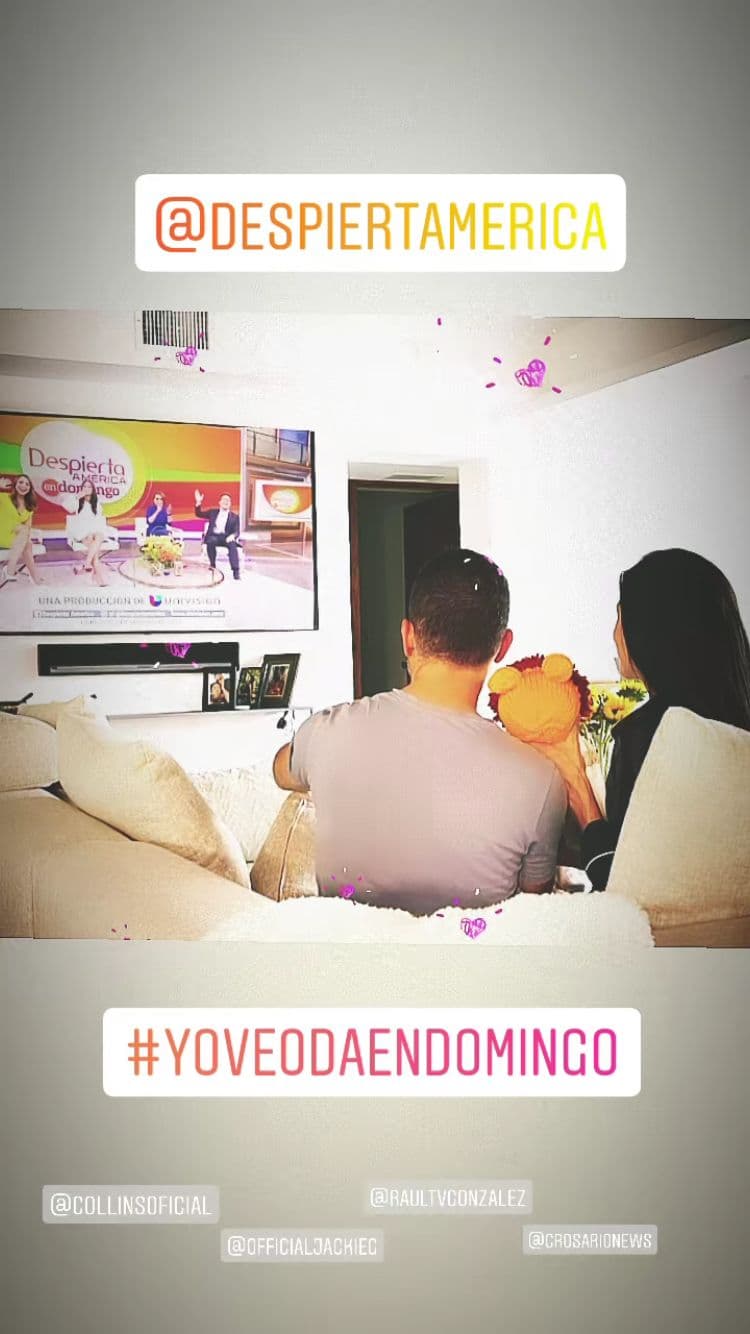 Carlos Calderón aún se está gozando de estar en casita con su pequeño y Vanessa Lyon, por lo que pudieron estar al pendiente de Despierta América en Domingo.