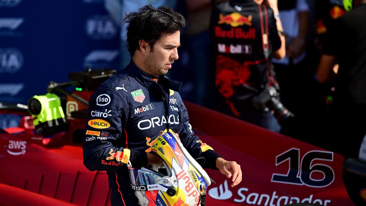 Checo tras trompo en calificación: "Hubiera sido posible ser cuatro"