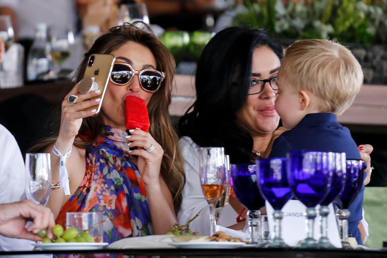 El evento al que asistieron fue el Longines Global Champions Tour, el circuito ecuestre más destacado del mundo.