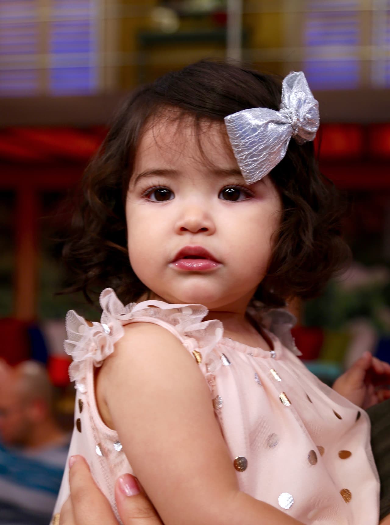 Giulietta fue una de las protagonistas de una gran noticia y esos bellos ojazos estaban atentos a lo que sucedía.