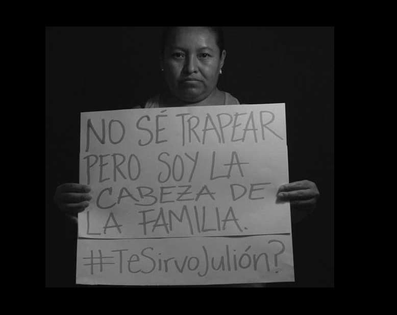 Amas de casa, profesionistas y mujeres que dedican su vida a diversas labores difundieron estas imágenes con tajantes mensajes.