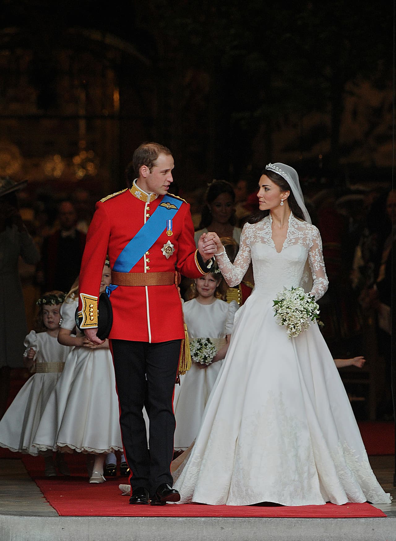 Después de siete años de noviazgo, William y Kate se casaron en 2010.