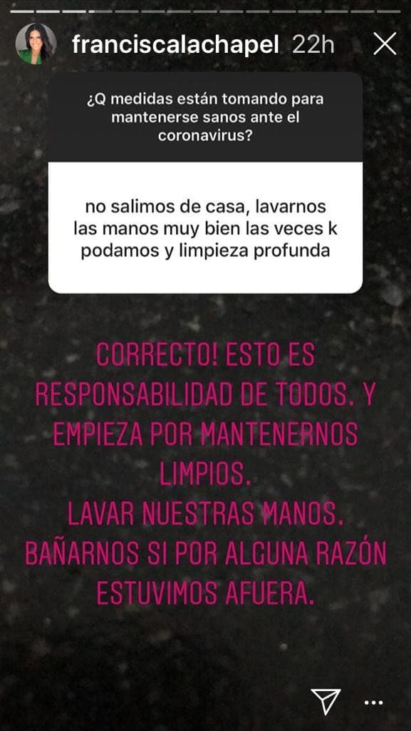 También recalcó la importancia de la limpieza para darle batalla al coronavirus.