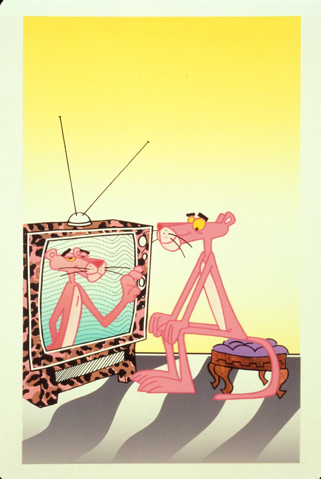 En un inicio la icónica pantera fue creada para aparecer en los créditos iniciales de la película del mismo nombre, pero posteriormente se convirtió en protagonista de su propia serie. 
<br>