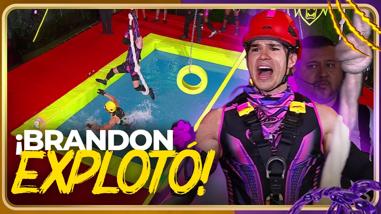 ¡Del triunfo a la derrota! Brandon Comando estalla por tener que repetir la pista de agua