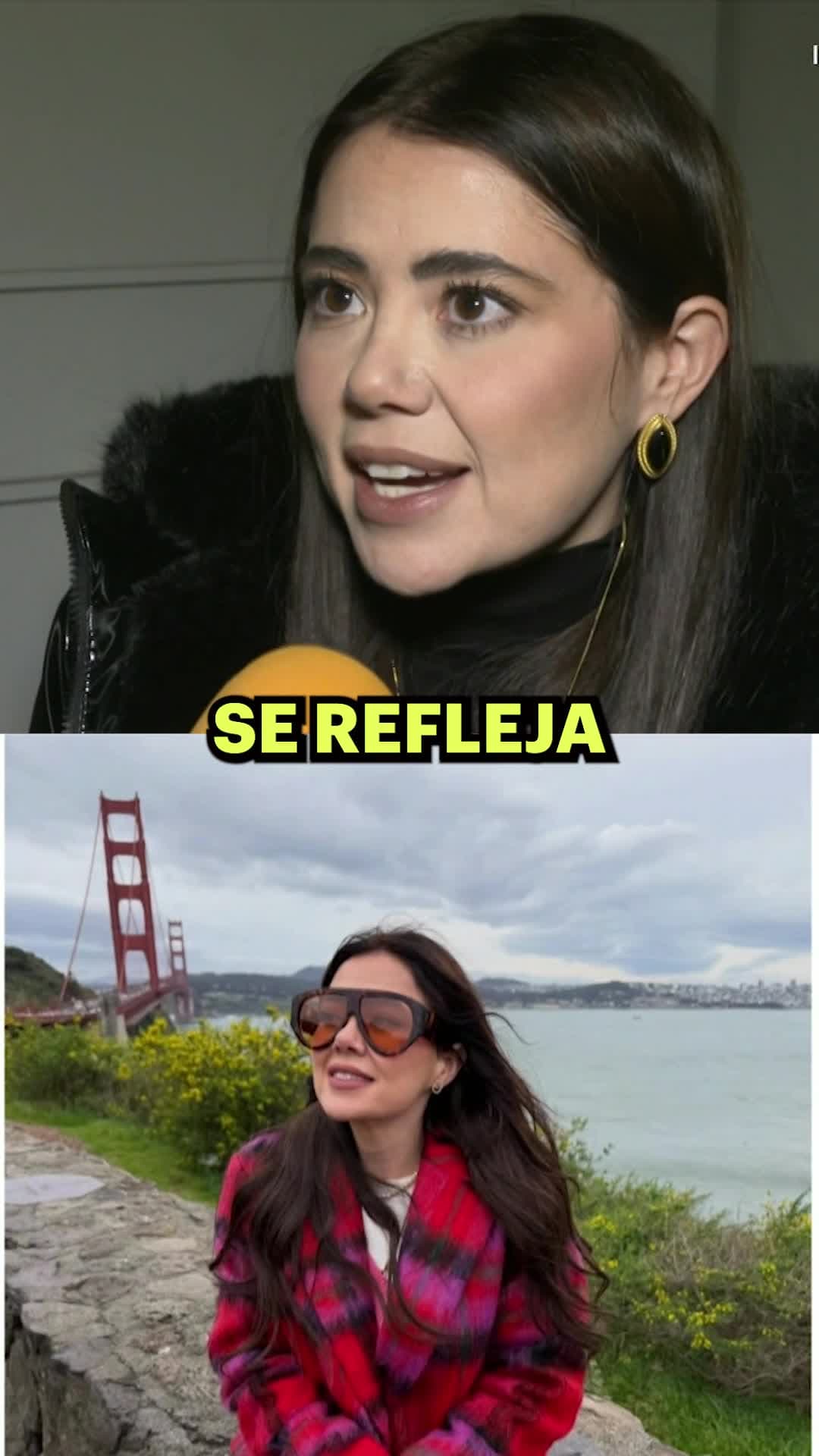 Mariana Botas comparte que se siente bien en como se siente y luce