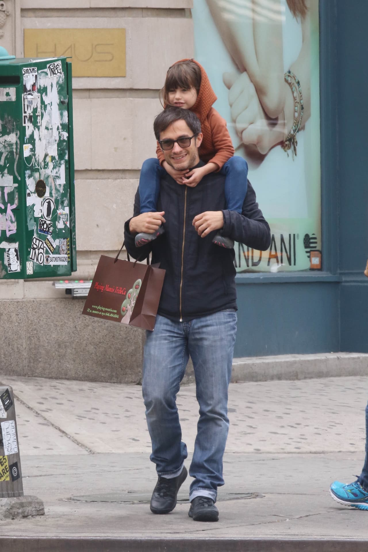 El actor paseaba con su hija por las calles de Nueva York.