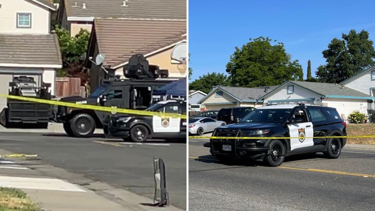 Arrestan a hombre atrincherado con armas en su casa al sur de Sacramento, tras casi 14 horas de negociación