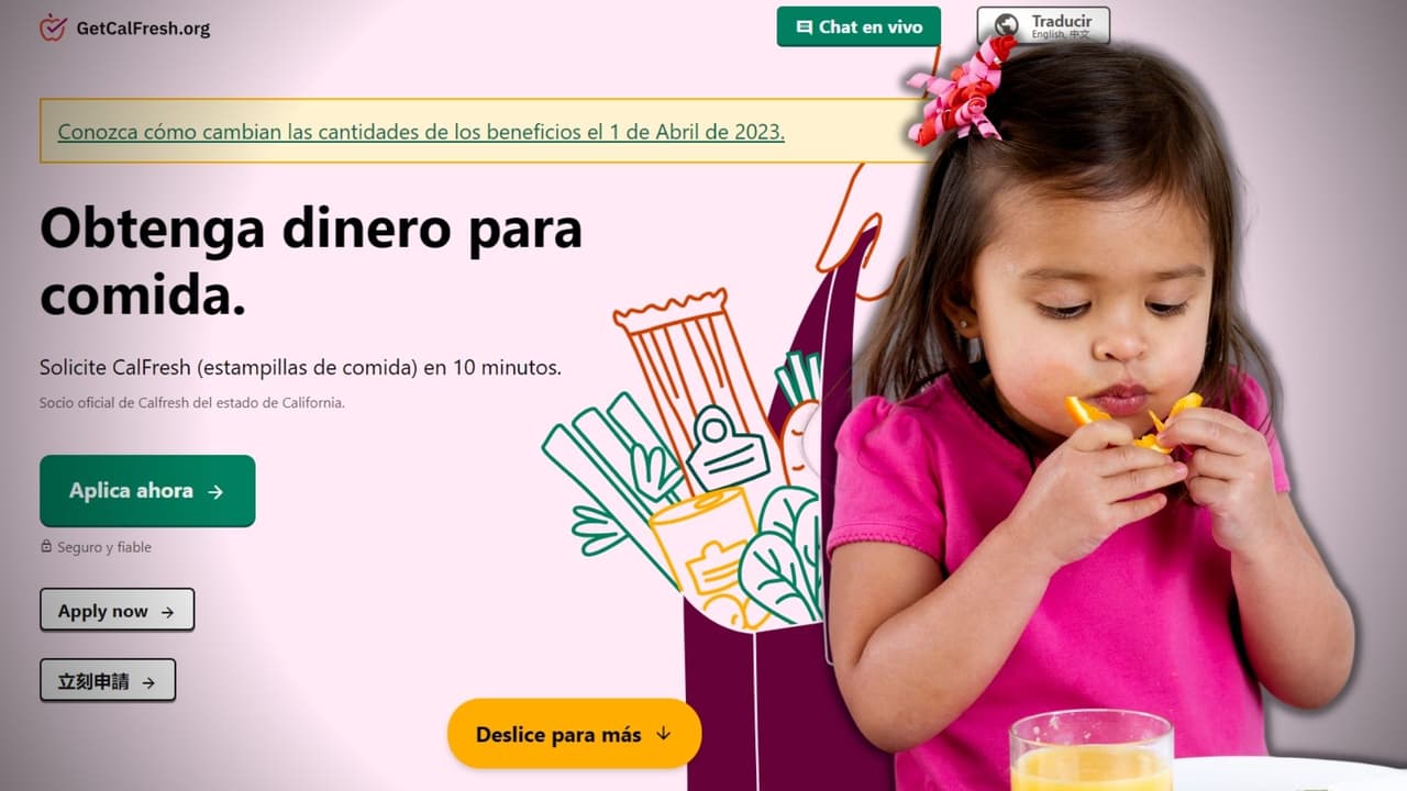 Así puedes solicitar CalFresh para obtener alimentos gratis