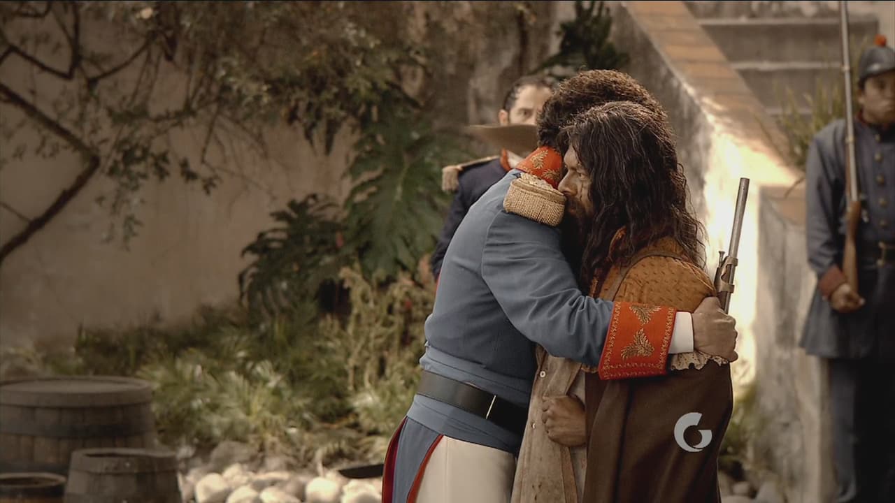 Este último lo abraza y dice sentirse feliz por haberse encontrado con él.