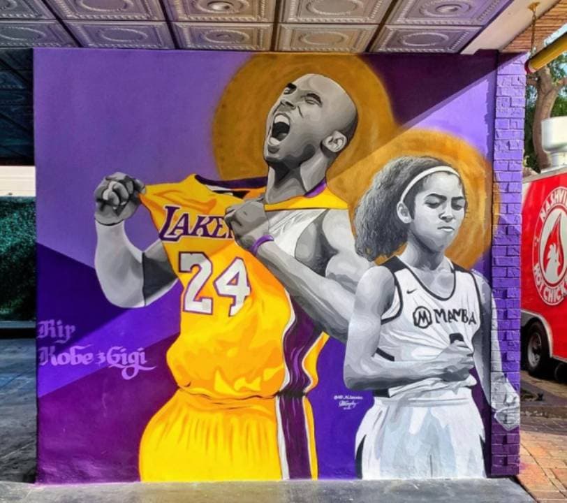 Las calles de las principales ciudades de los Estados Unidos se adornan con las asombrosas muestras de amor para la leyenda de la NBA.