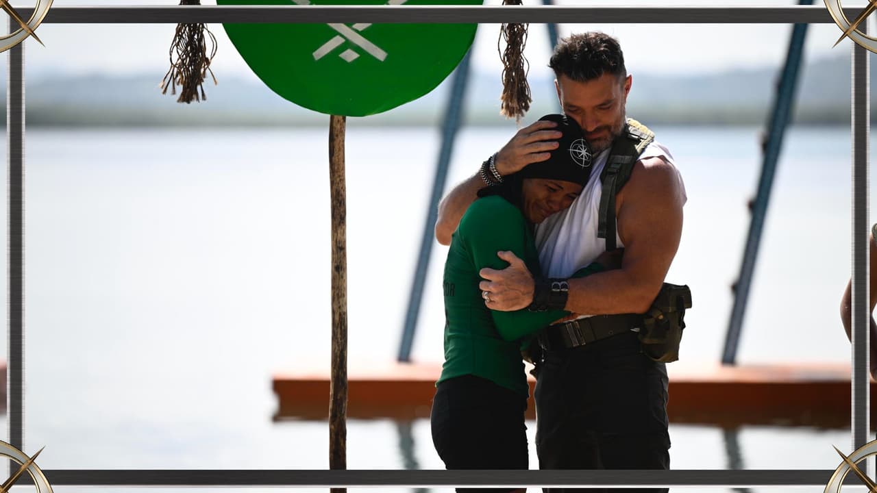 Julián Gil le dio tremendo abrazo a Coronita tras ganar el desafío