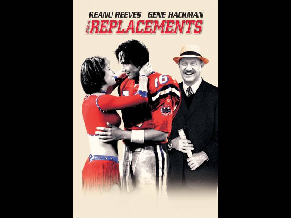 'The Replacements' (2000) | Quizá no es la mejor película que haya protagonizado Keanu Reeves, pero ¿quién no ha soñado con una última oportunidad de hacer lo que más disfruta? Debido a una huelga en la NFL este grupo de suplentes lo consigue.