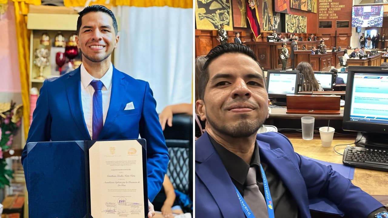 Cristhian Nieto era legislador alterno por la provincia de Los Ríos.