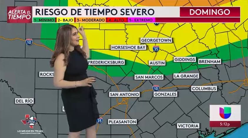 Vigilancia por tornado emitida y riesgo de tiempo severo para partes del centro de Texas