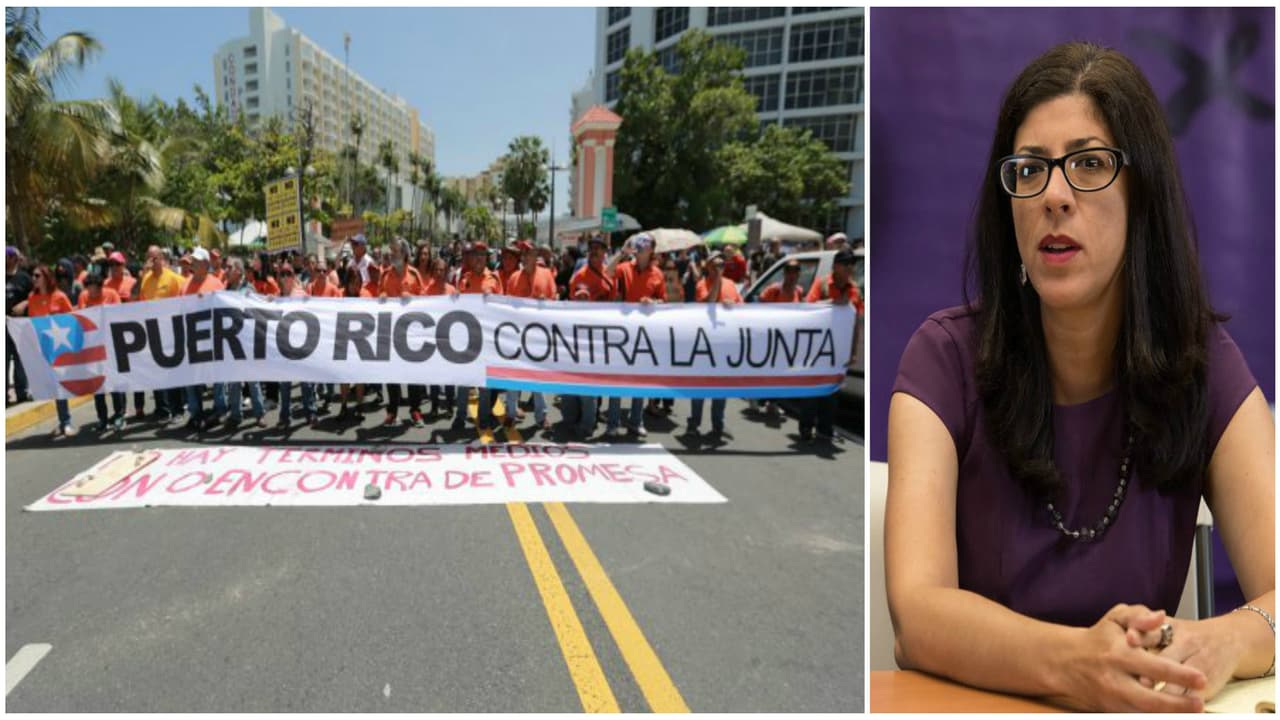 El Partido del Pueblo Trabajador se une a protesta en contra de la junta de control fiscal