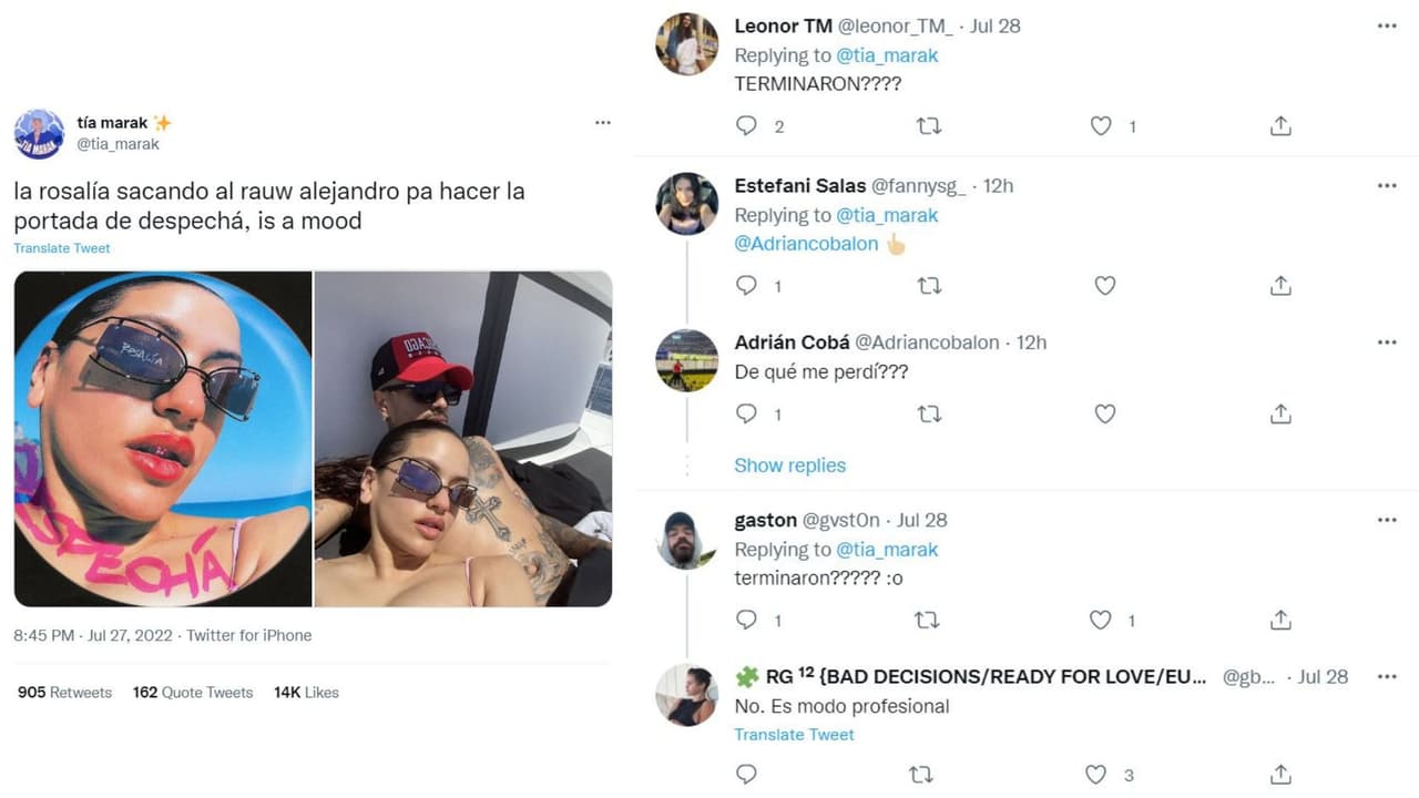 Fans reaccionan a foto de Rosalía