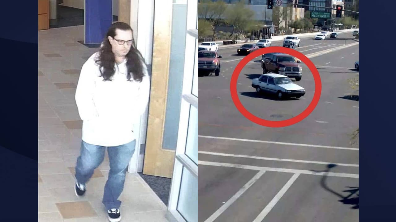 Buscan a presunto ladrón armado de banco en Scottsdale