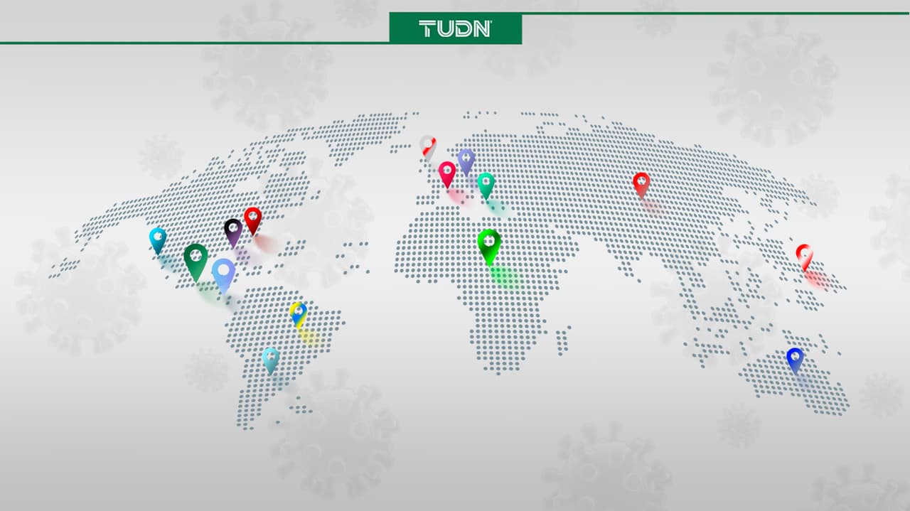 Mapa interactivo: Así afecta coronavirus al deporte mundial