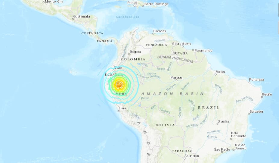 Al menos 10 heridos y viviendas dañadas deja un sismo de magnitud 7.5 en la selva norte de Perú 