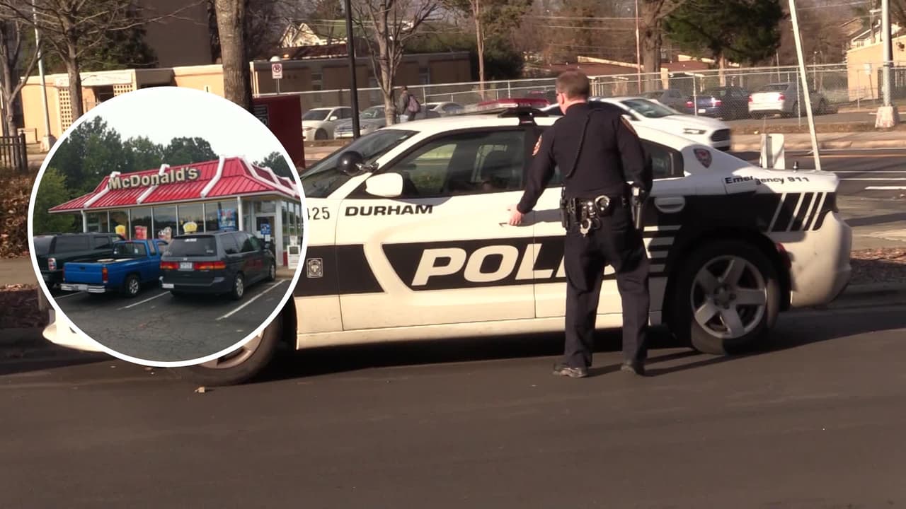 Pelea dentro de restaurante McDonald's en Durham termina en tiroteo; no hubo heridos