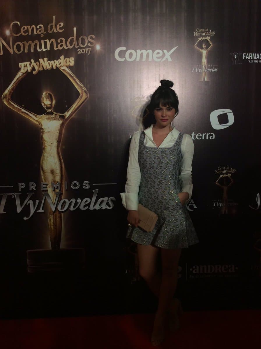 <b><a href="http://www.univision.com/temas/fabiola-guajardo">Fabiola Guajardo</a></b> hizo una participación especial en 
<i>La candidata</i>, por lo que fue a apoyar a los grandes actores de esta historia.