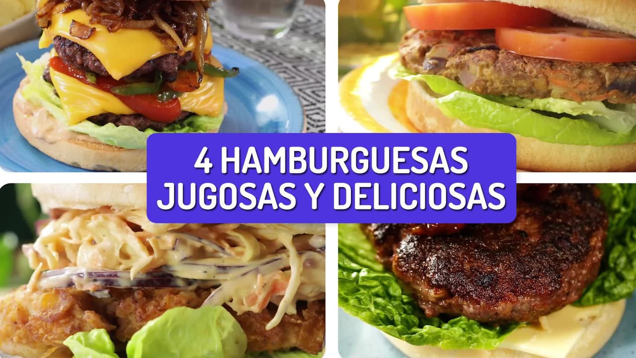 Consejos y recetas para preparar las mejores hamburguesas caseras