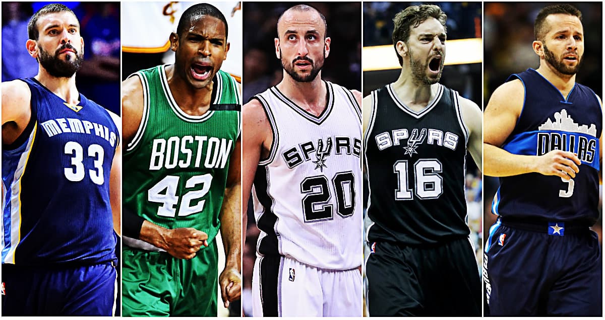 Ginóbili lidera a sus 40 años a la generación de latinos de la NBA