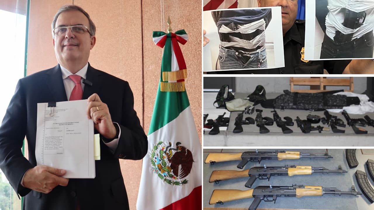 México demanda a vendedores de armas en Arizona 