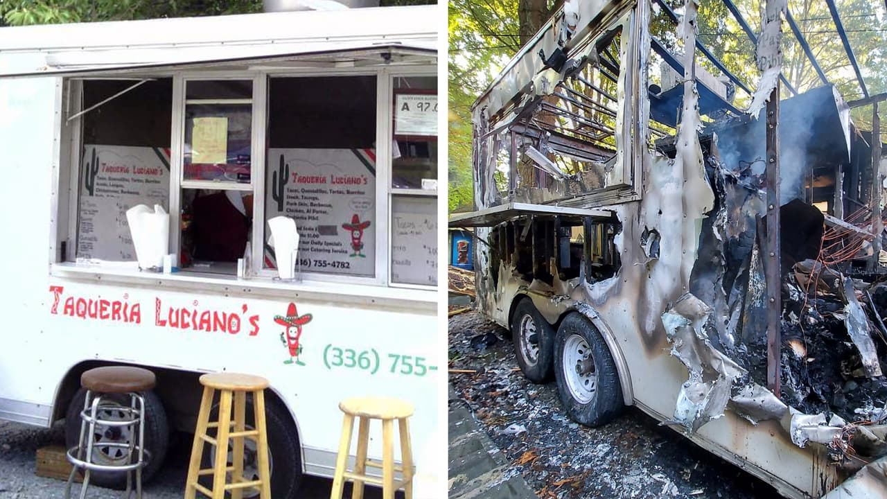 Hispano pierde su casa y camión de tacos en un incendio 