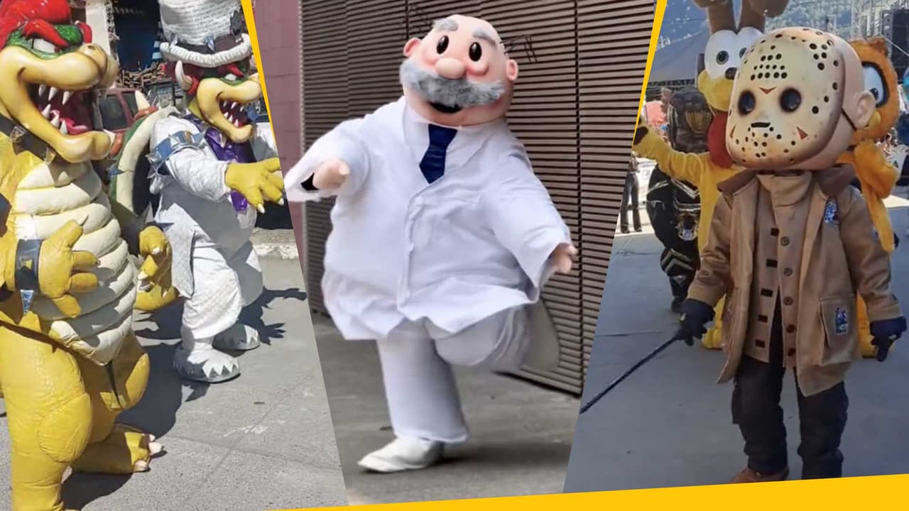 Las botargas latinas son únicas: sus caídas más graciosas, sus bailes y otros divertidos momentos