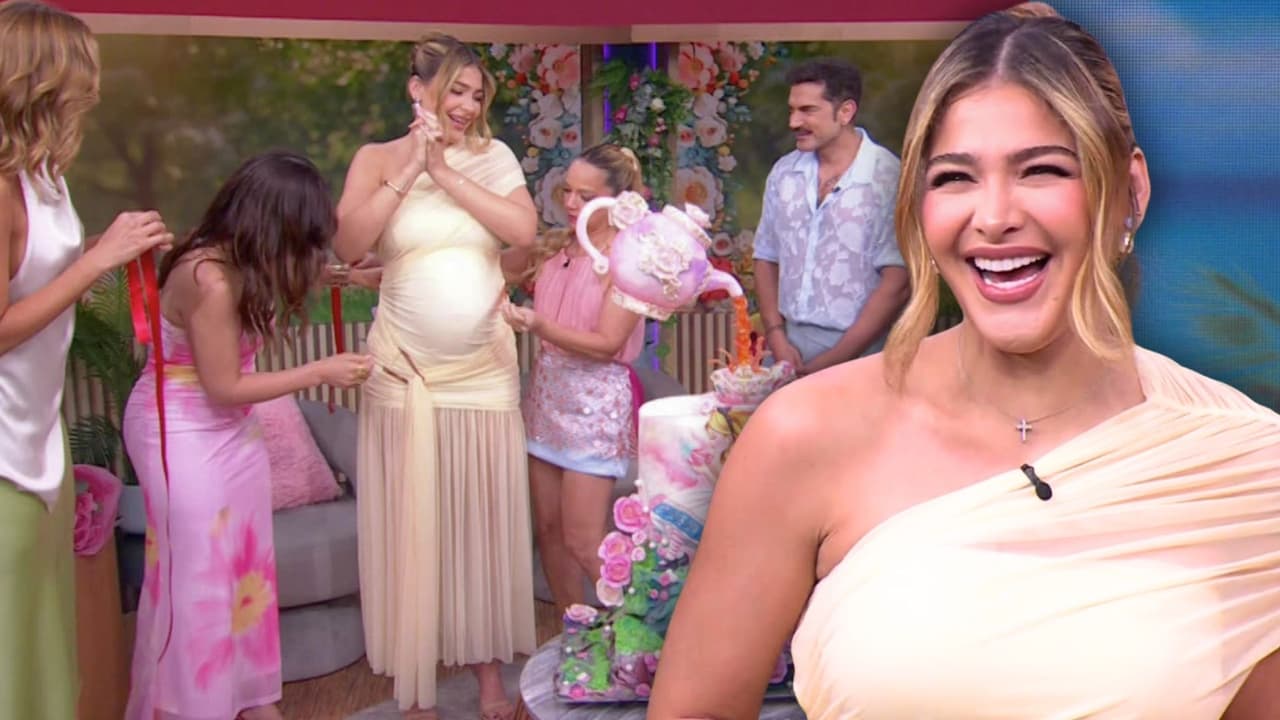 El baby shower de Migbelis: el pastel, la predicción de Adamari y el nombre de la bebé
