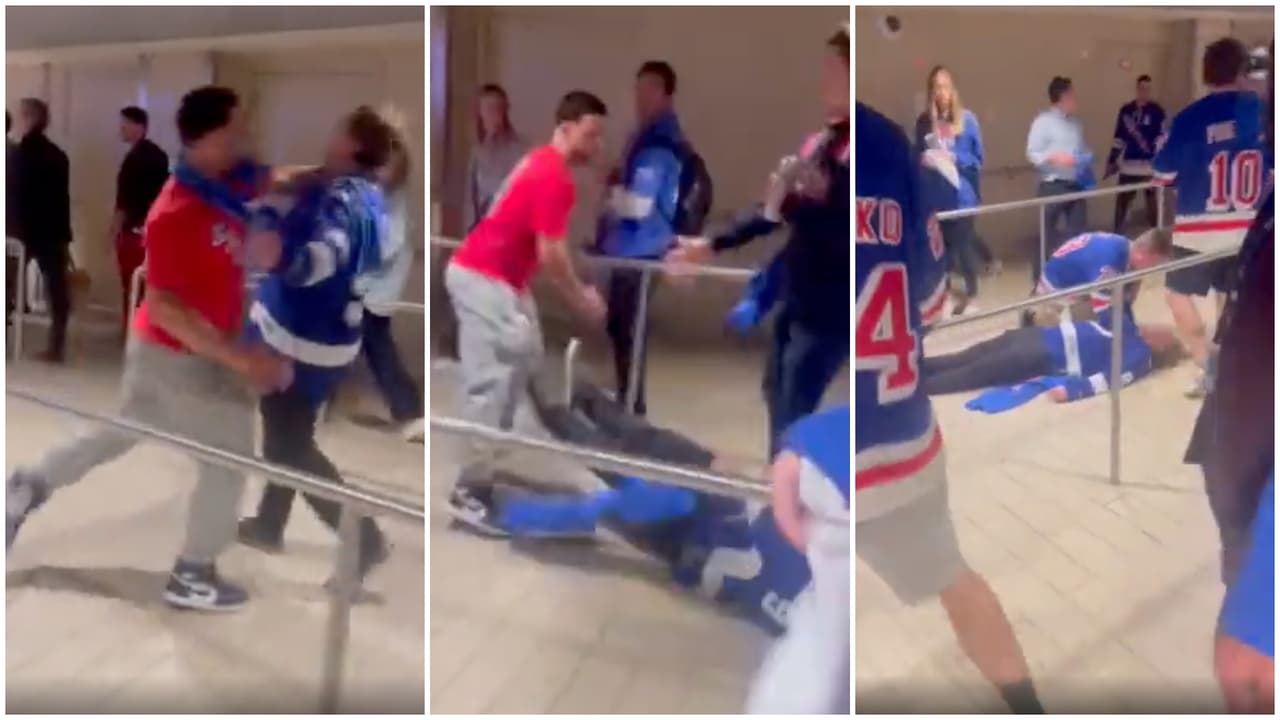 Veto de por vida a fanático que noqueó de un puñetazo a otro fan de Florida en Nueva York