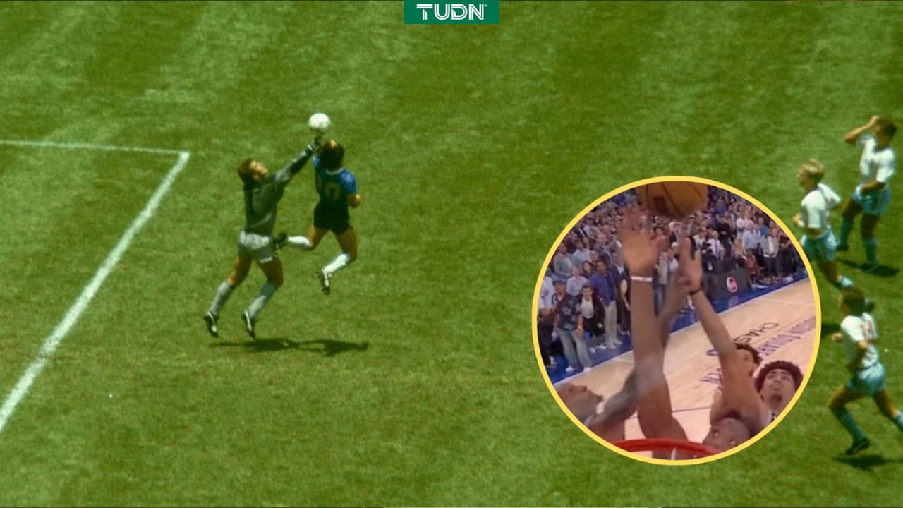Comparan canasta ganadora de los Knicks con la "Mano de Dios" de Maradona