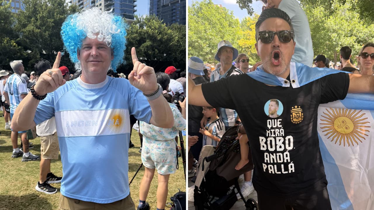 <h3 class="cms-H3-H3">Una tradición que viaja con la hinchada</h3> El banderazo es una escena conocida para los argentinos: 
<b>ocurre antes de los partidos grandes, cuando los hinchas se reúnen para cantar, mostrar banderas y marcar presencia </b>lejos del estadio.
<br>Esta vez, la tradición aterrizó en Klyde Warren Park, en pleno centro de Dallas.