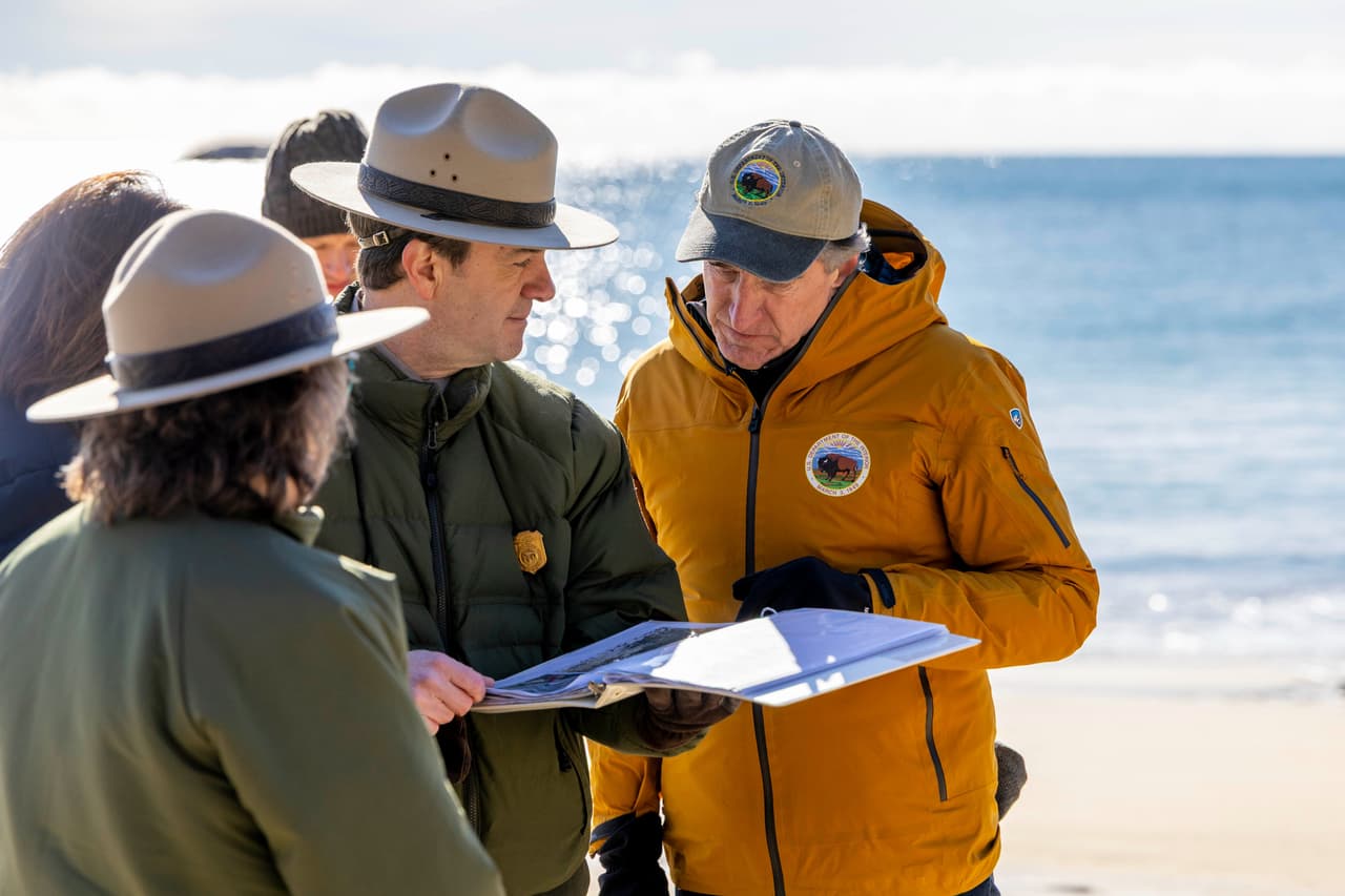 Sec. Doug Burgum en Parque Nacional Acadia