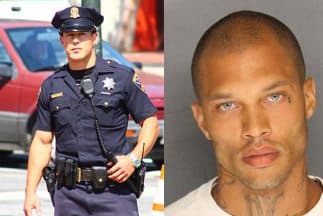 El sexy policía Chris Kohrs le hace competencia al delincuente más guapo