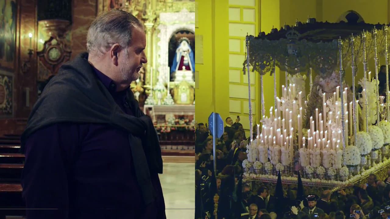 Raúl de Molina revivió el momento más representativo de la Semana Santa en Sevilla