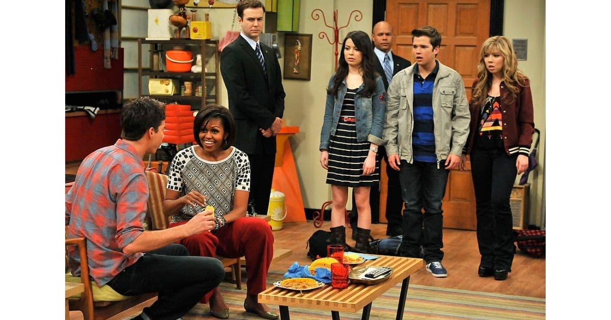 iCarly con Michelle Obama