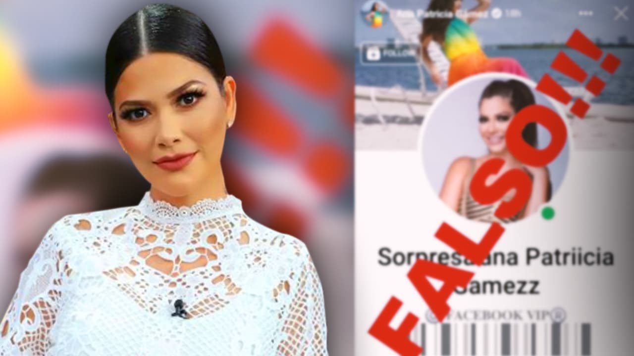 Ana Patricia pide ayuda para frenar a "delincuentes" que se hacen pasar por ella para robar