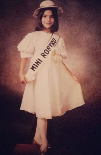 Desde pequeña tenía muy claro que los concursos de belleza la harían tocar la cima.