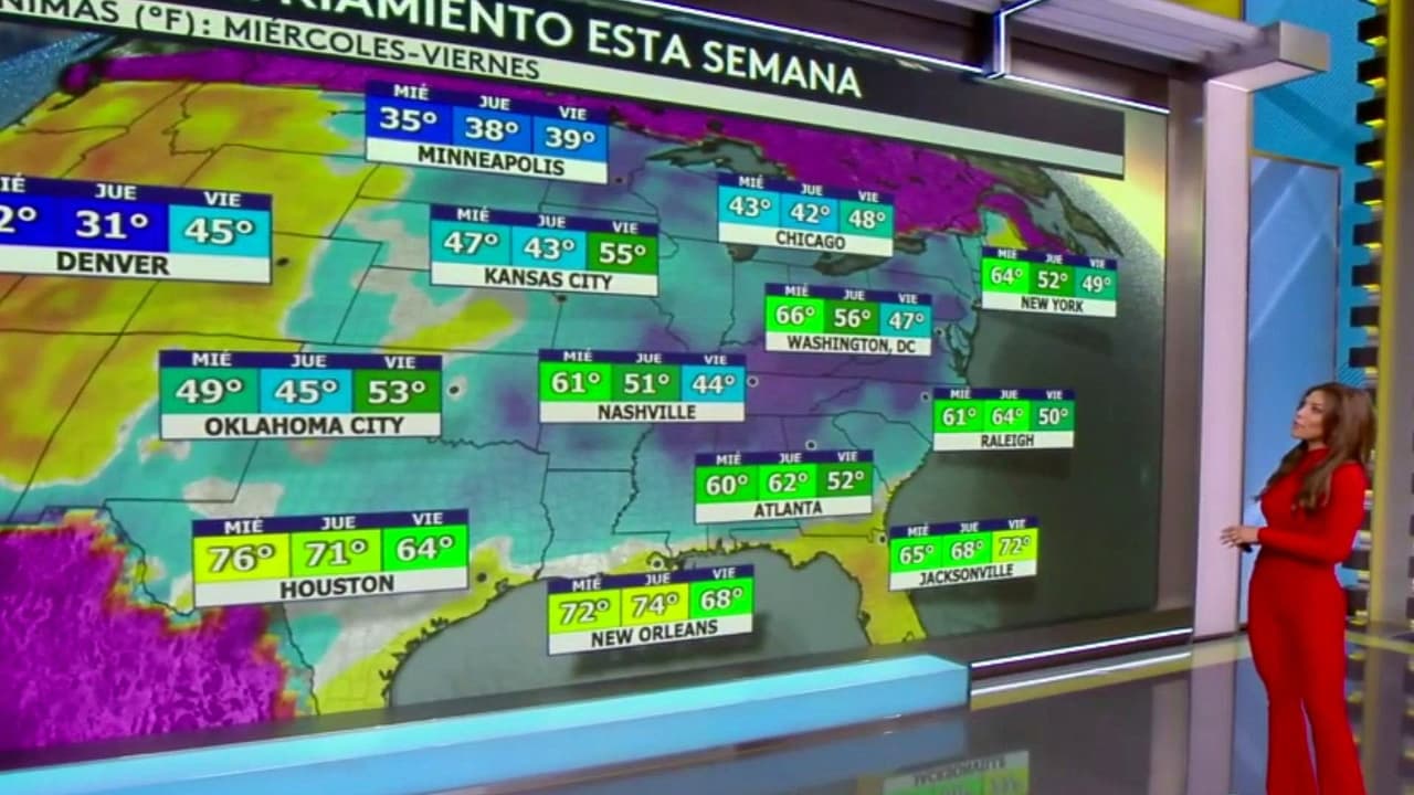 Clima hoy en Estados Unidos, lunes 4 de mayo 2026: cambios bruscos de temperatura y aire ártico durante la semana