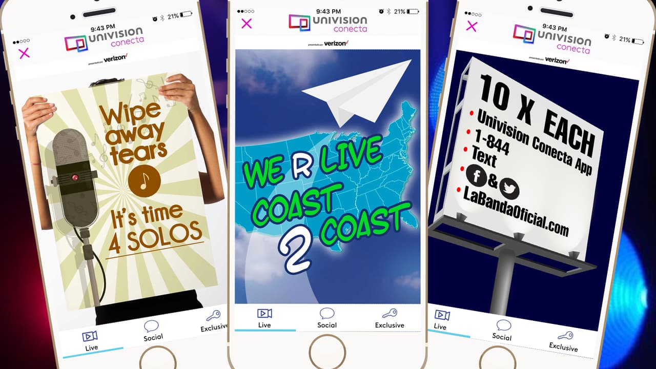 The reactions to the show were also present within the App.