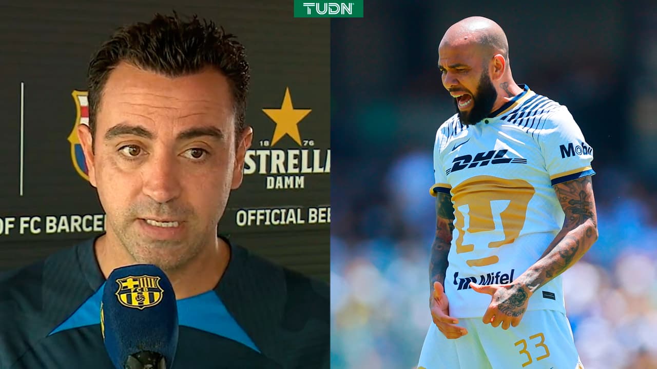 Xavi asegura que homenajearán a Dani Alves en el Barcelona vs Pumas: "Se lo merece"