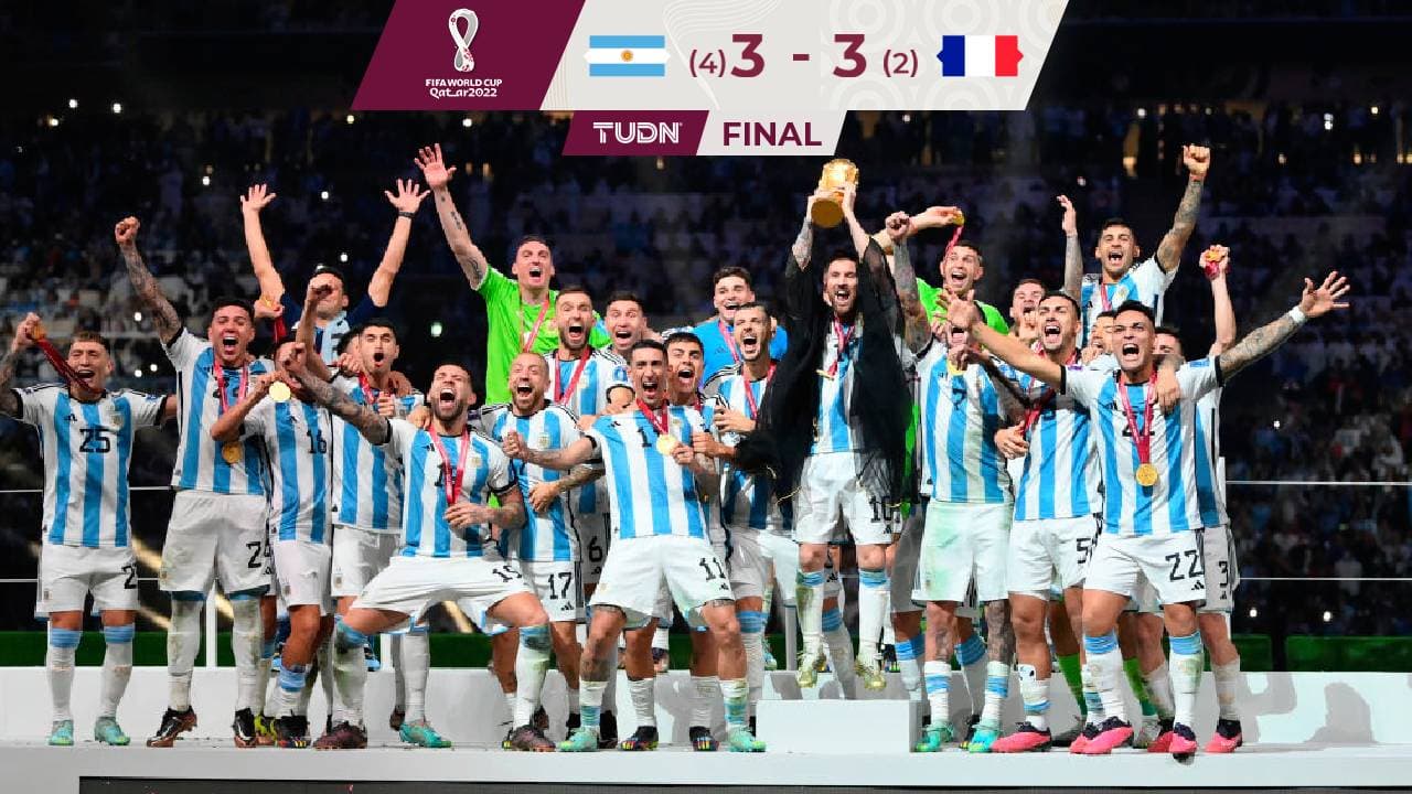 ¡Argentina! Messi y la Albiceleste son Campeones del Mundo